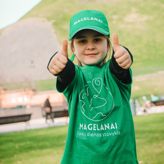 Žali marškinėliai "Magelanai"
